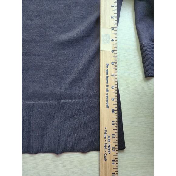 TOP/BLOUSE-INC-INTERNATIONAL CONCEPTS-Black-Cowl Neck-Silk Blend-3/4 Sleeves-Lrg - Picture 13 of 14